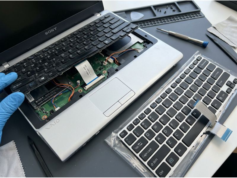 sony laptop keyboard Service in chennai